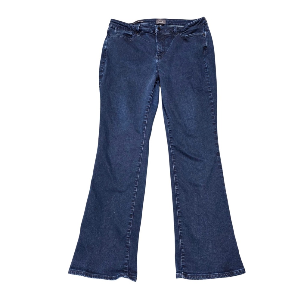 NYDJ Barbara Bootcut‎ Dark Wash Jeans Womens Size 14 Lift Tuck Technology